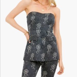 Tuckernuck Midnight Posy Marnie Top - Strapless Top